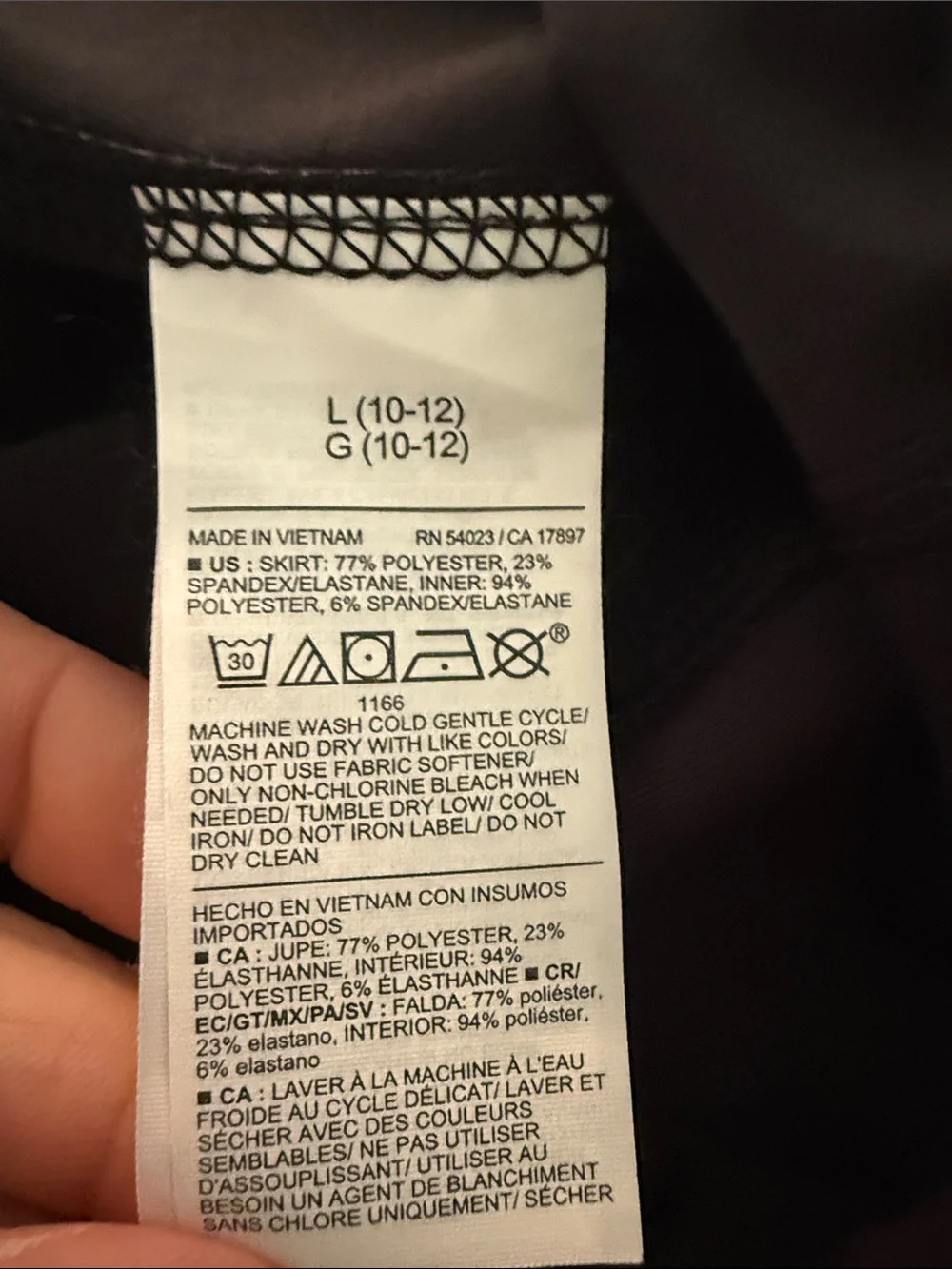 Old Navy Black Girls' Flared Tennis Skirt